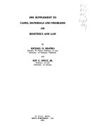 Cases, materials, and problems on bioethics and law /