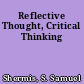 Reflective Thought, Critical Thinking