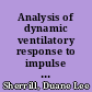 Analysis of dynamic ventilatory response to impulse work loads /