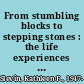 From stumbling blocks to stepping stones : the life experiences of fifty professional African American women /