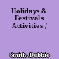Holidays & Festivals Activities /