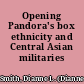 Opening Pandora's box ethnicity and Central Asian militaries /