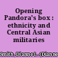 Opening Pandora's box : ethnicity and Central Asian militaries /