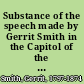 Substance of the speech made by Gerrit Smith in the Capitol of the state of New York : March 11th and 12th.