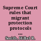 Supreme Court rules that migrant protection protocols rescission was not unlawful