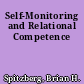 Self-Monitoring and Relational Competence