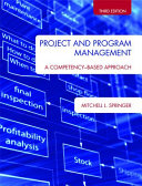 Project and program management : a competency-based approach /
