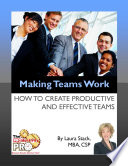 Making teams work : how to create productive and effective teams /