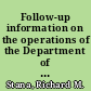 Follow-up information on the operations of the Department of Justice's Office of Professional Responsibility.