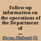 Follow-up information on the operations of the Department of Justice's Office of Professional Responsibility /