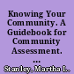 Knowing Your Community. A Guidebook for Community Assessment. Target Topic Series