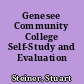 Genesee Community College Self-Study and Evaluation
