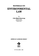 Materials on environmental law /