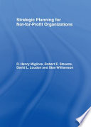 Strategic Planning for Not-for-Profit Organizations /