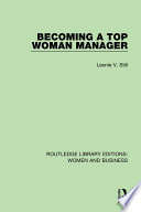 Becoming a top woman manager