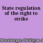 State regulation of the right to strike