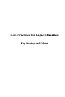 Best practices for legal education : a vision and a road map /