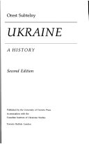 Ukraine : a history /
