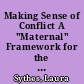 Making Sense of Conflict A "Maternal" Framework for the Writing Conference /