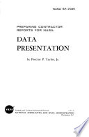 Preparing contractor reports for NASA : data presentation /