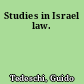 Studies in Israel law.