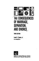 Tax consequences of marriage, separation, and divorce