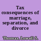 Tax consequences of marriage, separation, and divorce /