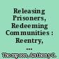 Releasing Prisoners, Redeeming Communities : Reentry, Race, and Politics.