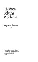 Children solving problems /
