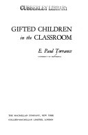 Gifted children in the classroom /