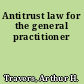 Antitrust law for the general practitioner