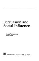 Persuasion and social influence /