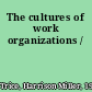 The cultures of work organizations /