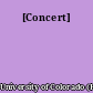 [Concert]