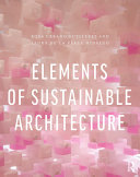 Elements of sustainable architecture /