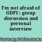 I'm not afraid of GDPI : group discussion and personal interview /