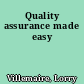 Quality assurance made easy