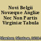 Novi Belgii Novæque Angliæ Nec Non Partis Virginiæ Tabula