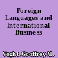 Foreign Languages and International Business