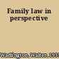 Family law in perspective