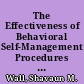 The Effectiveness of Behavioral Self-Management Procedures in the Classroom