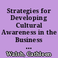 Strategies for Developing Cultural Awareness in the Business French Class