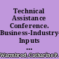 Technical Assistance Conference. Business-Industry-Labor Inputs in Vocational Education Personnel Development (Columbus, Ohio, April 3-5, 1978)