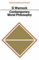 Contemporary moral philosophy /