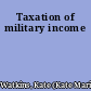 Taxation of military income