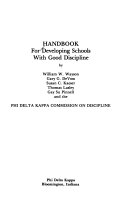 Handbook for Developing Schools with Good Discipline