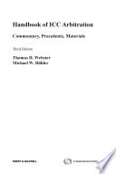Handbook of ICC arbitration : commentary, precedents, materials /