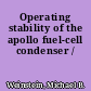 Operating stability of the apollo fuel-cell condenser /