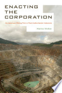 Enacting the corporation : an American mining firm in post-authoritarian Indonesia /