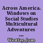 Across America. Windows on Social Studies Multicultural Adventures through Literature /
